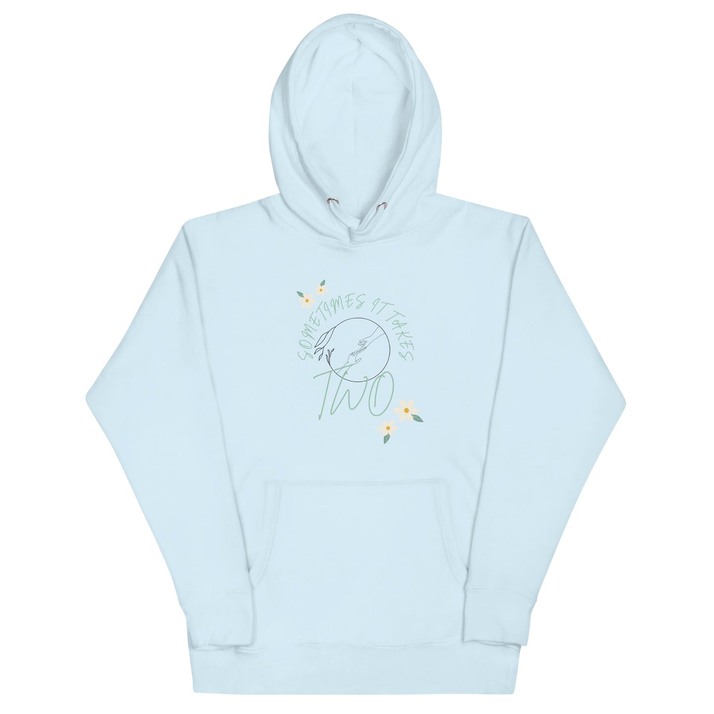 Duet Hoodie - Left Placement image 12: Navy Blazer version, size 3XL with front view of the It Takes Two range.