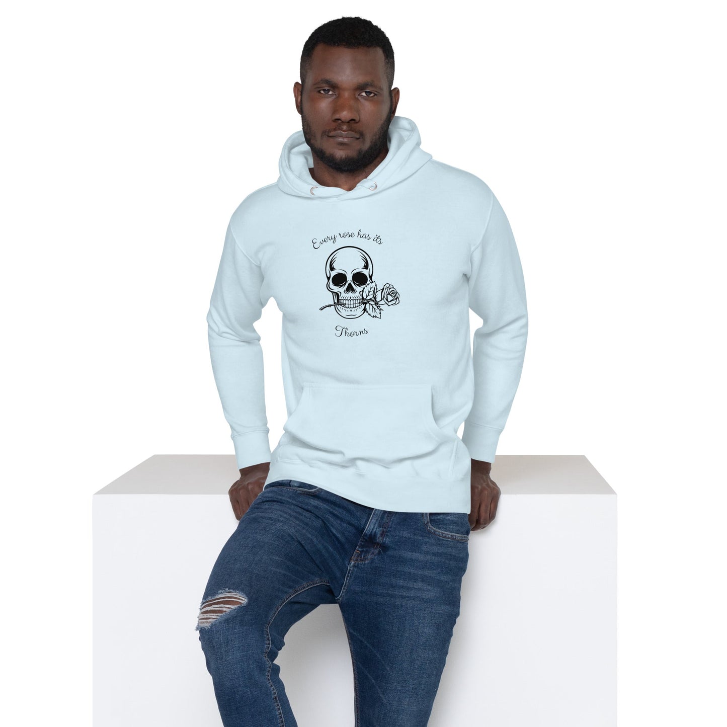 Rose & Bone Hoodie - Left Placement product image 10 in Maroon, size XL, with front view and left placement.