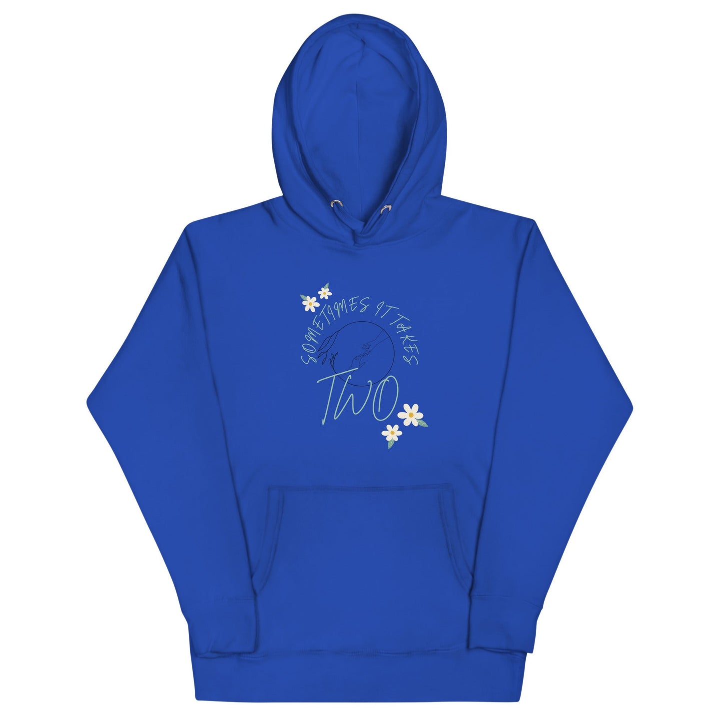 Duet Hoodie - Left Placement image 6: Black version, size 3XL with front view of the It Takes Two range.