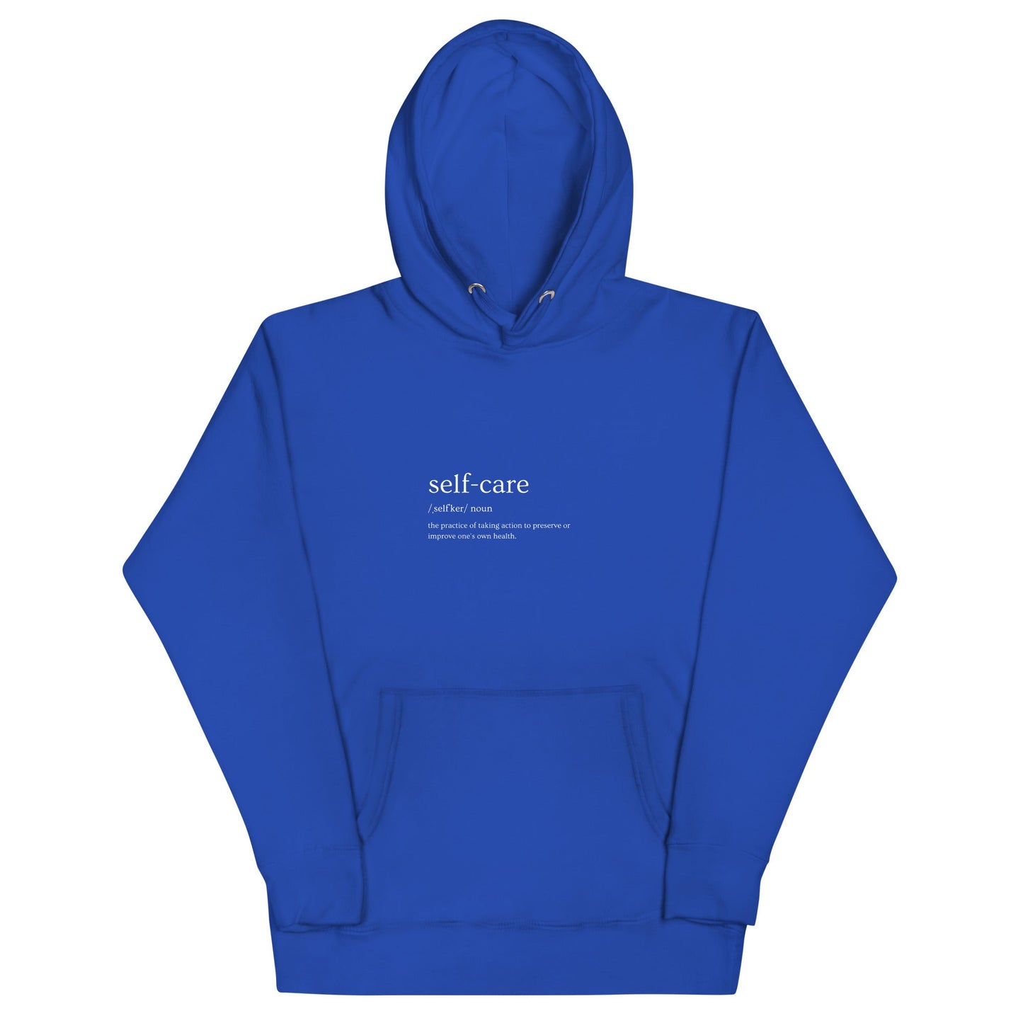 Self Ritual Hoodie - Left Placement by R.A. Apparel, image 6, front view, Black, size 3XL, left placement.
