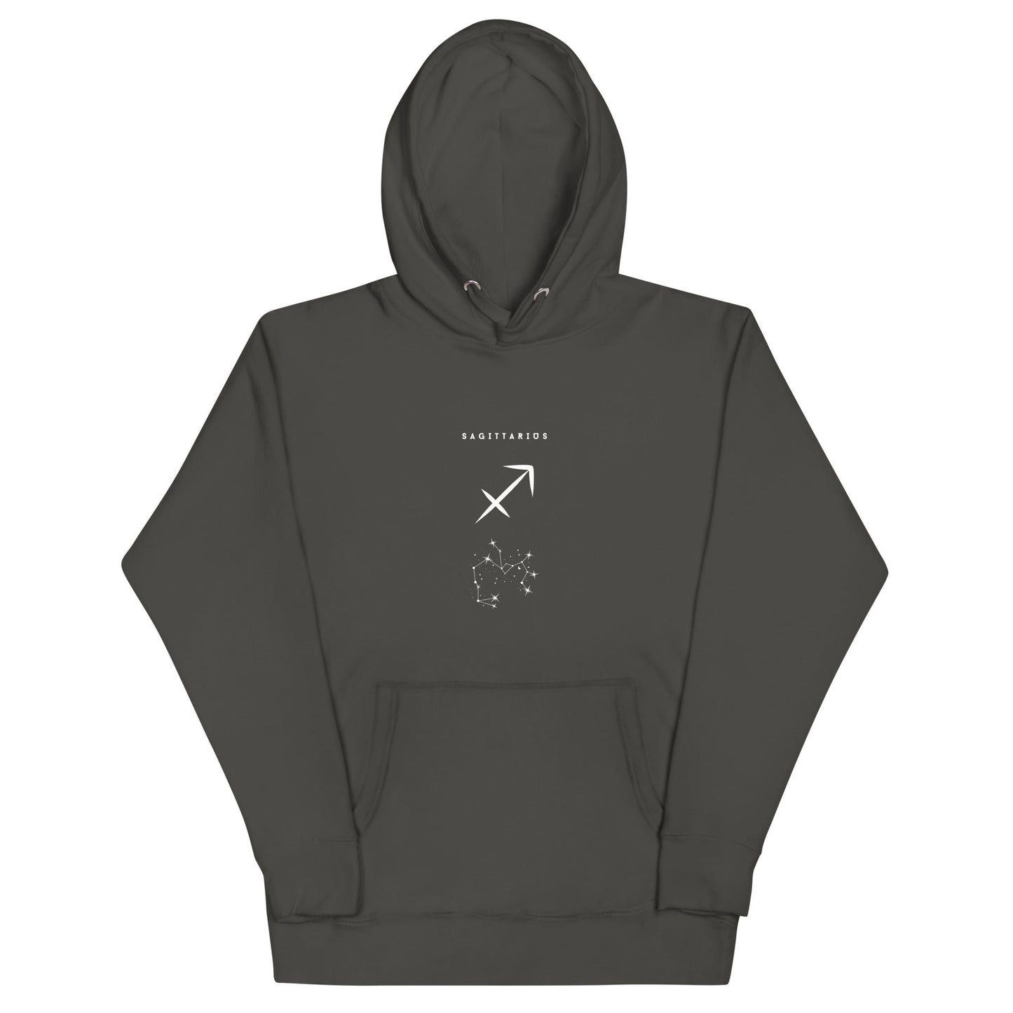 Arrowborne Hoodie - Left Placement product image 5 in Black, size 2XL, with front view and left placement.
