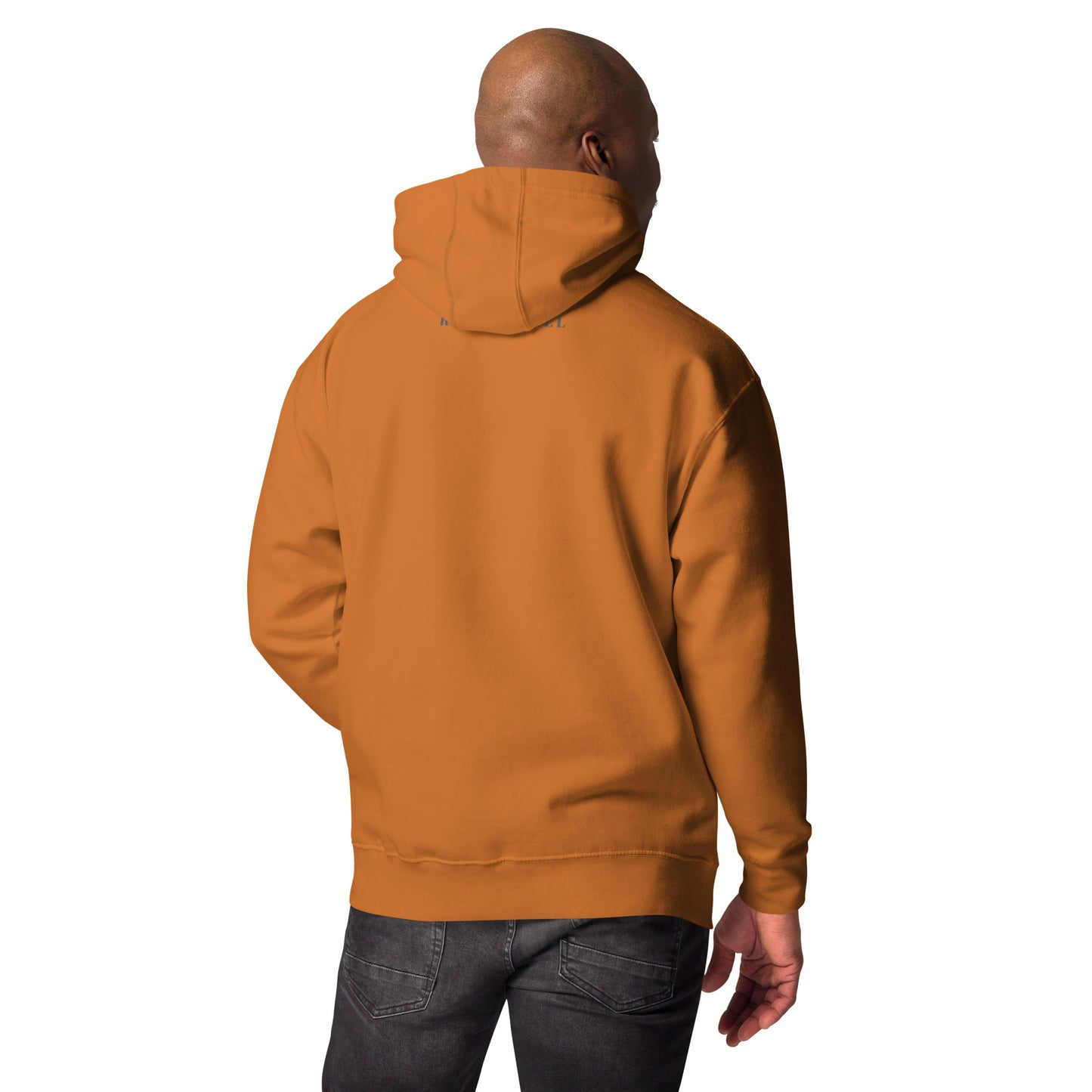 Equinoxe Hoodie image 22 in Vintage Black, size M, showing back view for the Ying and Yang design.