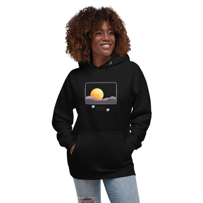 Avenor Hoodie product image 1 in Black, size S, with front view and design placement.