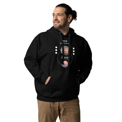 Coastline Attitude Hoodie - Left Placement product image 4 in Black, size XL, with front view and left placement.