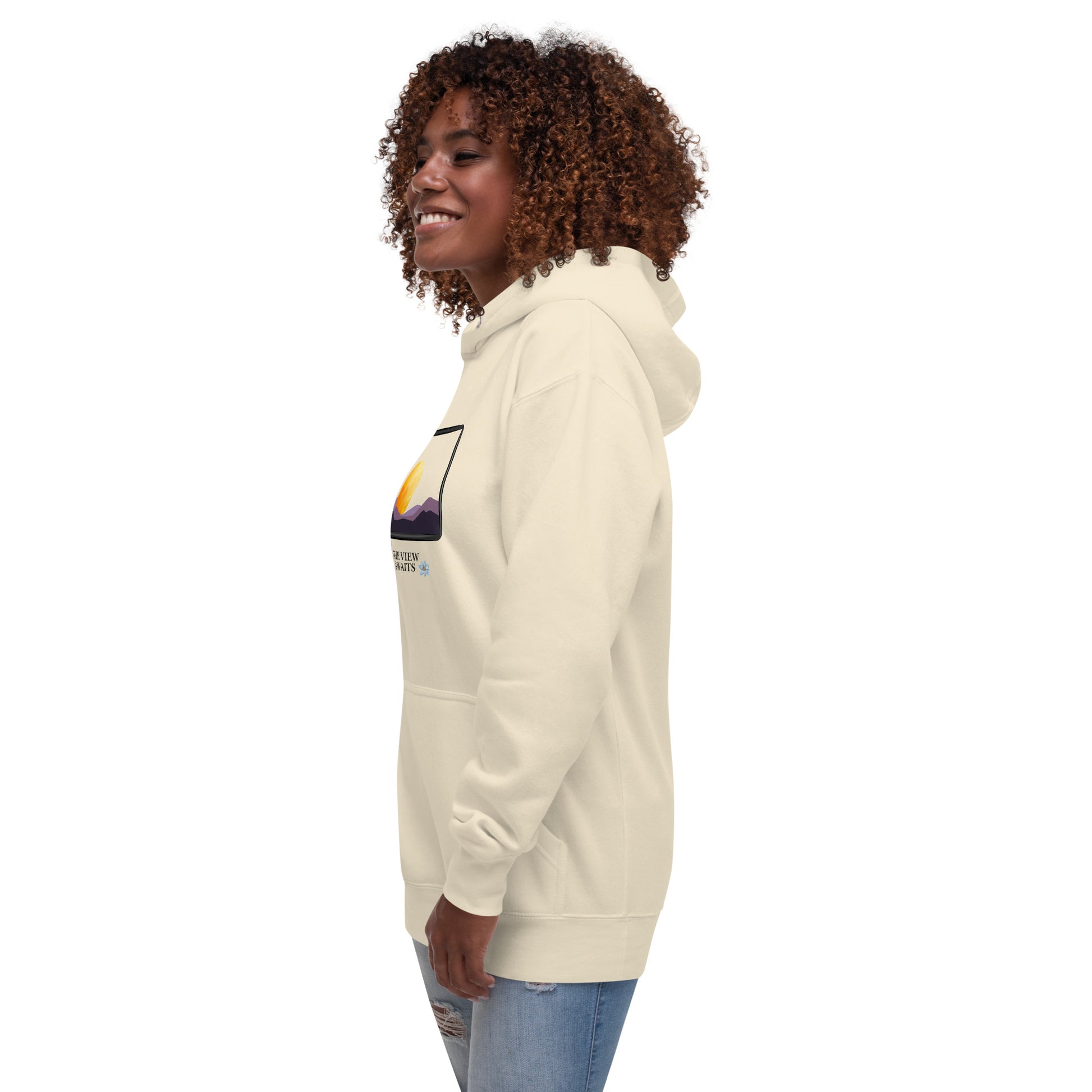 Avenor Hoodie product image 75 in Carolina Blue, size 2XL, with front view, left-side angle and design placement.