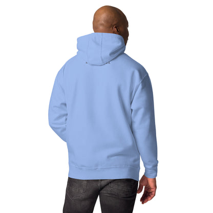 Equinoxe Hoodie by R.A. Apparel, image 32, back view, Purple, size M, design placement.