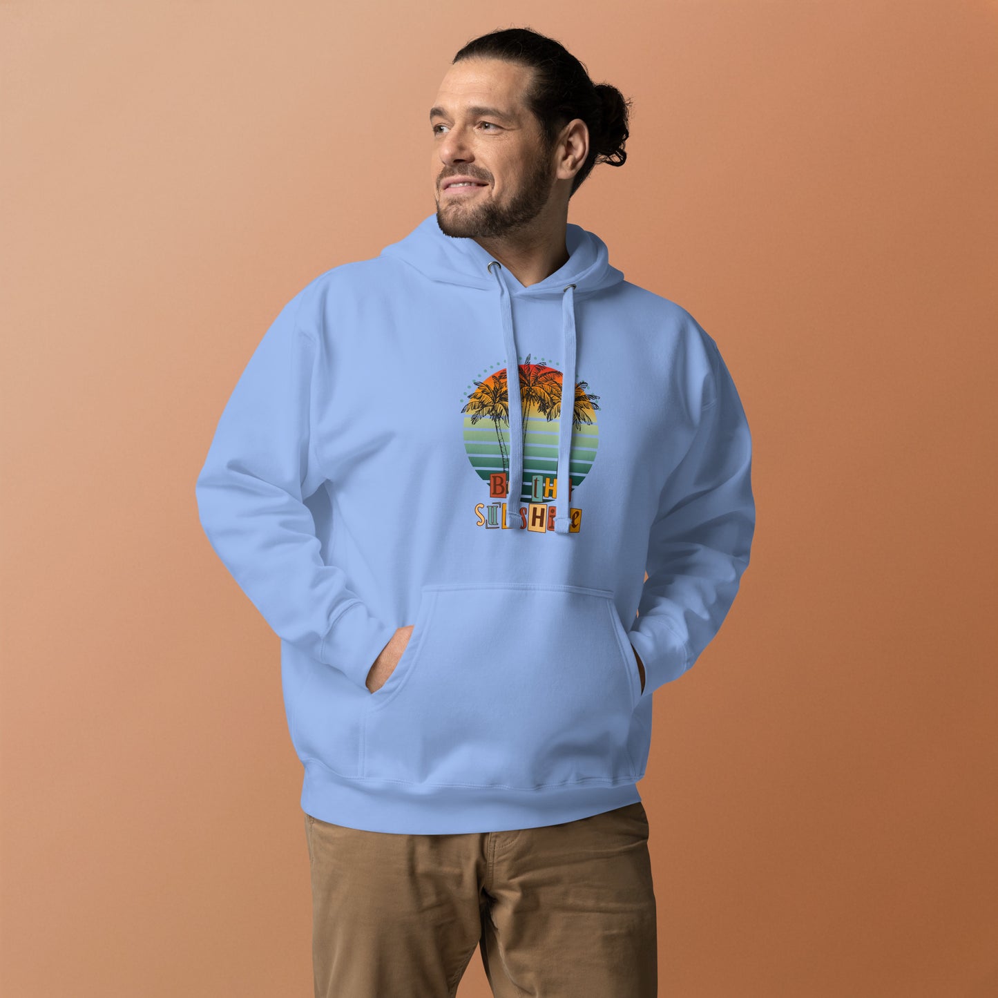Solara Hoodie by R.A. Apparel, image 45, front view, Team Red, size 2XL, design placement.