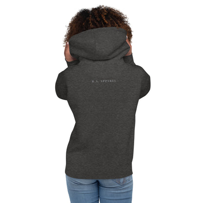 Avenor Hoodie image 14: Maroon version, size XL with back view of the The View Awaits range.