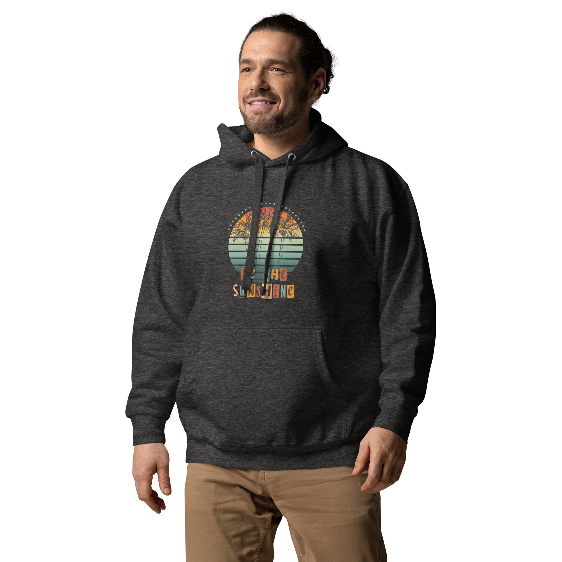 Solara Hoodie by R.A. Apparel, image 11, front view, left-side angle, Maroon, size S, design placement.