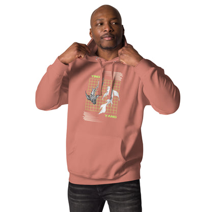Equinoxe Hoodie product image 23 in Vintage Black, size L, with front view and design placement.