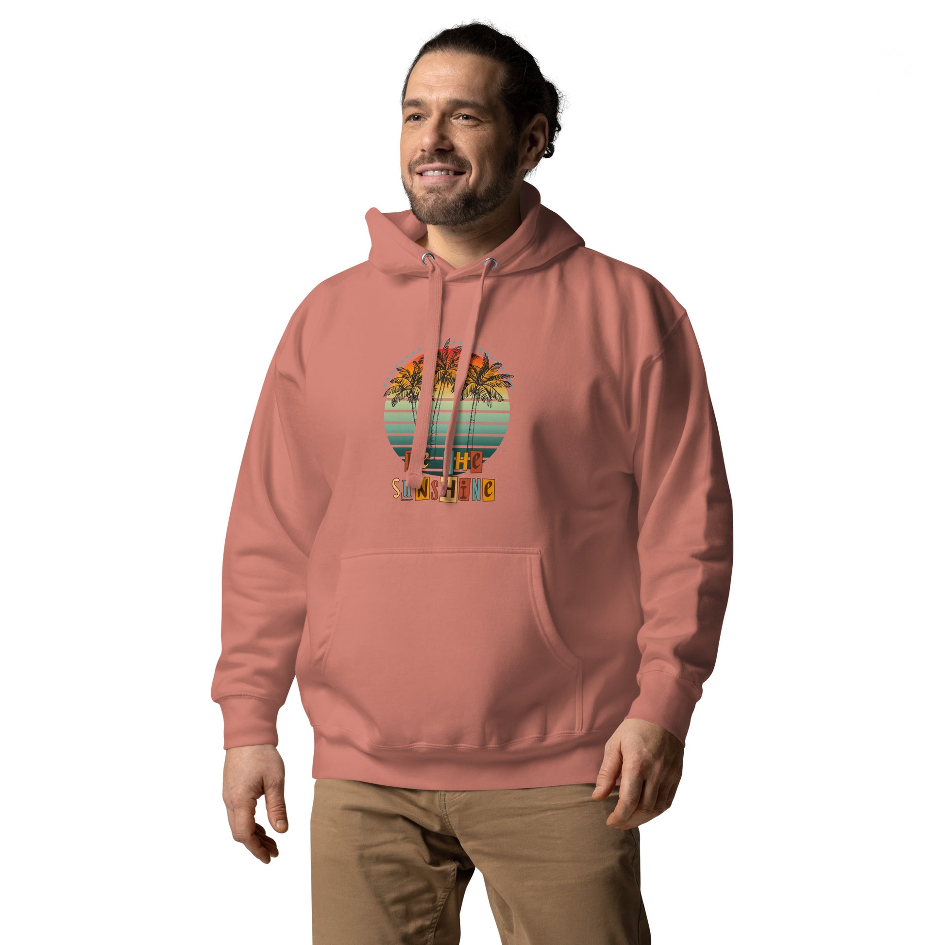 Solara Hoodie by R.A. Apparel, image 32, front view, left-side angle, Purple, size M, design placement.