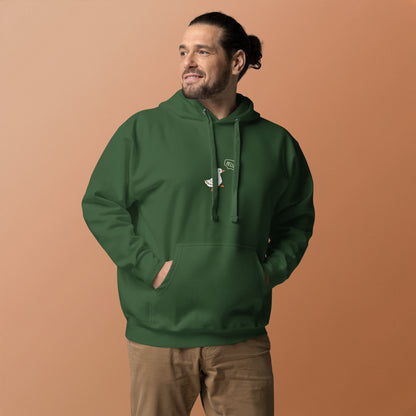 Image 24 of Vintage Black Quacksy Hoodie, size XL, with Hello Duck artwork visible in front view.