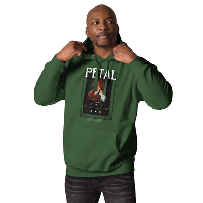 Petaline Hoodie product image 15 in Maroon, size 2XL, with front view and design placement.