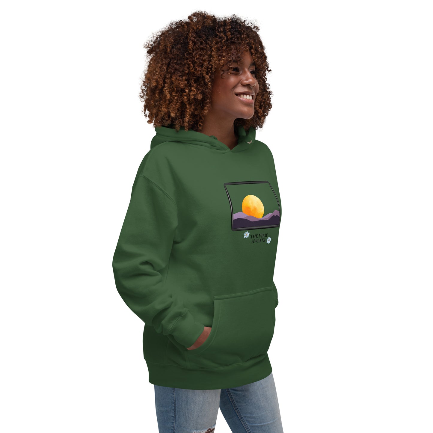 Avenor Hoodie image 32: Purple version, size M with front view, right-side angle of the The View Awaits range.