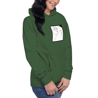 Faithline Hoodie - Left Placement image 72: Carbon Grey version, size 3XL with front view, right-side angle of the Faith range.