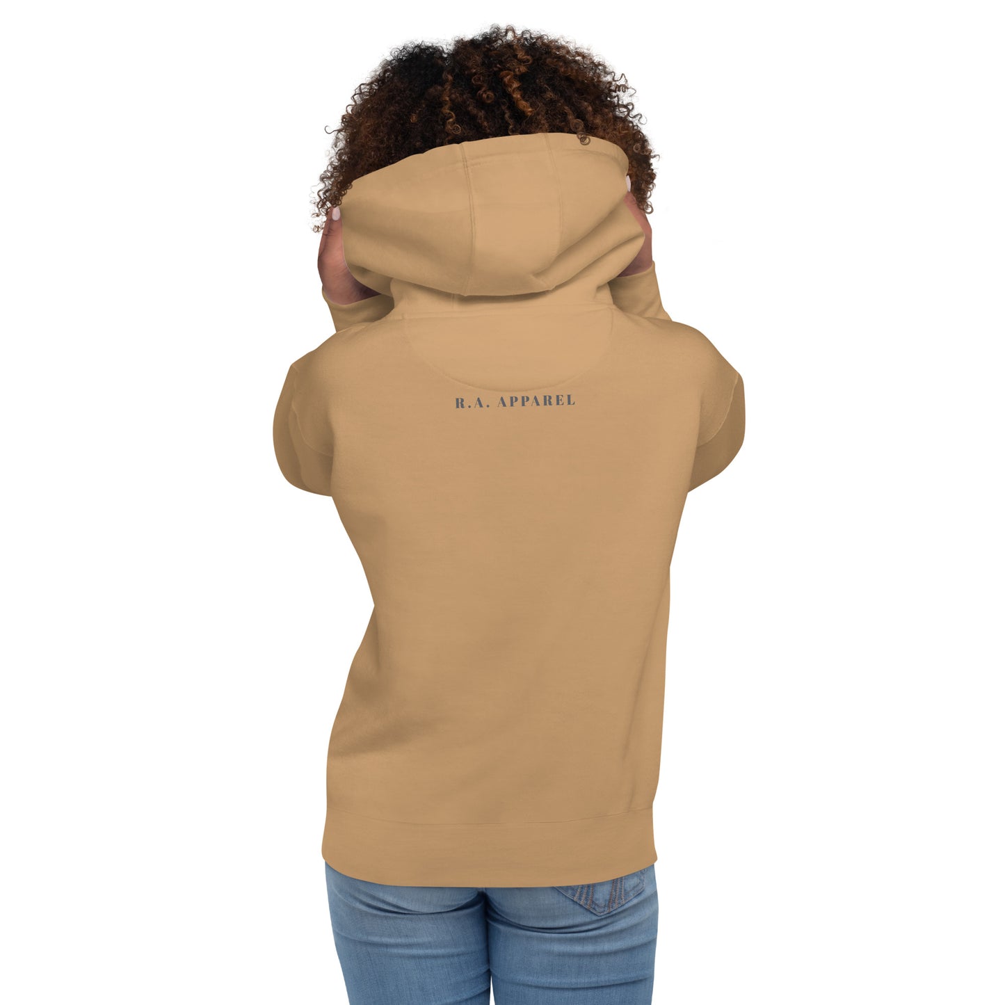 Avenor Hoodie image 50 in Adobe, size 2XL, showing back view for the The View Awaits design.