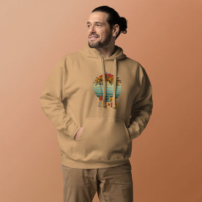 Solara Hoodie image 39 in Forest Green, size XL, showing front view for the Be the Sunshine design.