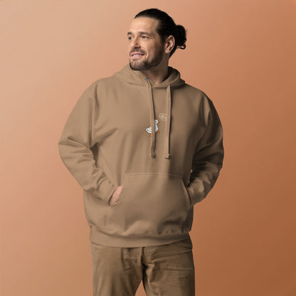 Quacksy Hoodie image 39: Forest Green version, size XL with front view of the Hello Duck range.