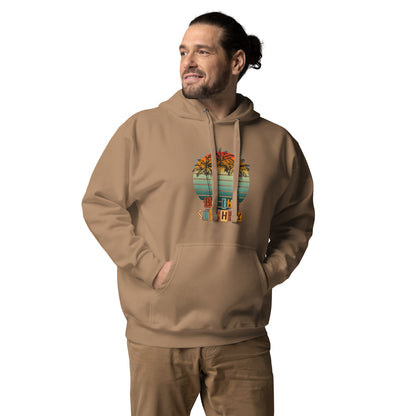 Solara Hoodie image 34 in Purple, size XL, showing front view for the Be the Sunshine design.