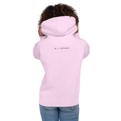 Avenor Hoodie by R.A. Apparel, image 66, back view, Team Gold, size S, design placement.