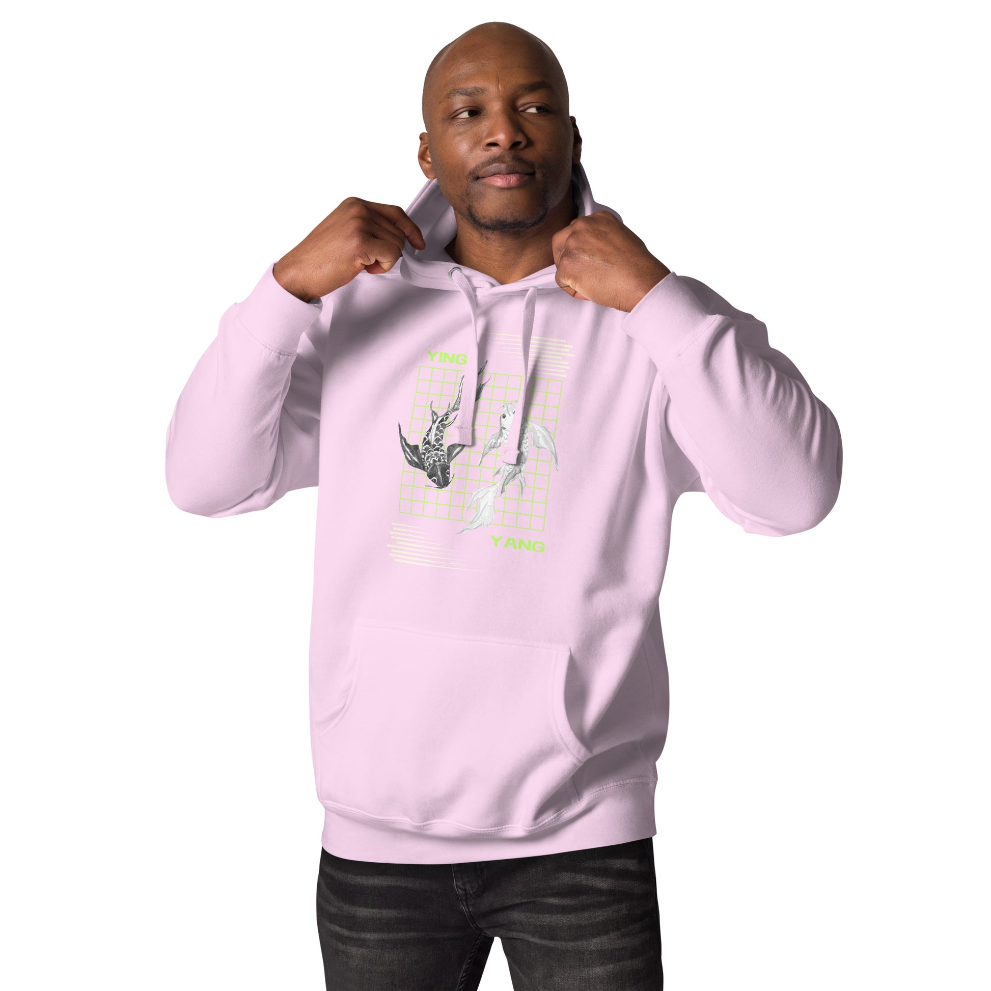 Equinoxe Hoodie by R.A. Apparel, image 35, front view, Purple, size 2XL, design placement.