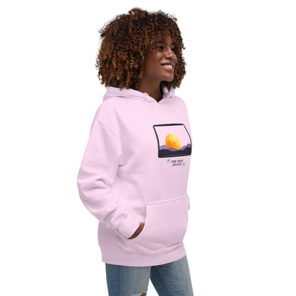 Avenor Hoodie by R.A. Apparel, image 68, front view, right-side angle, Team Gold, size L, design placement.