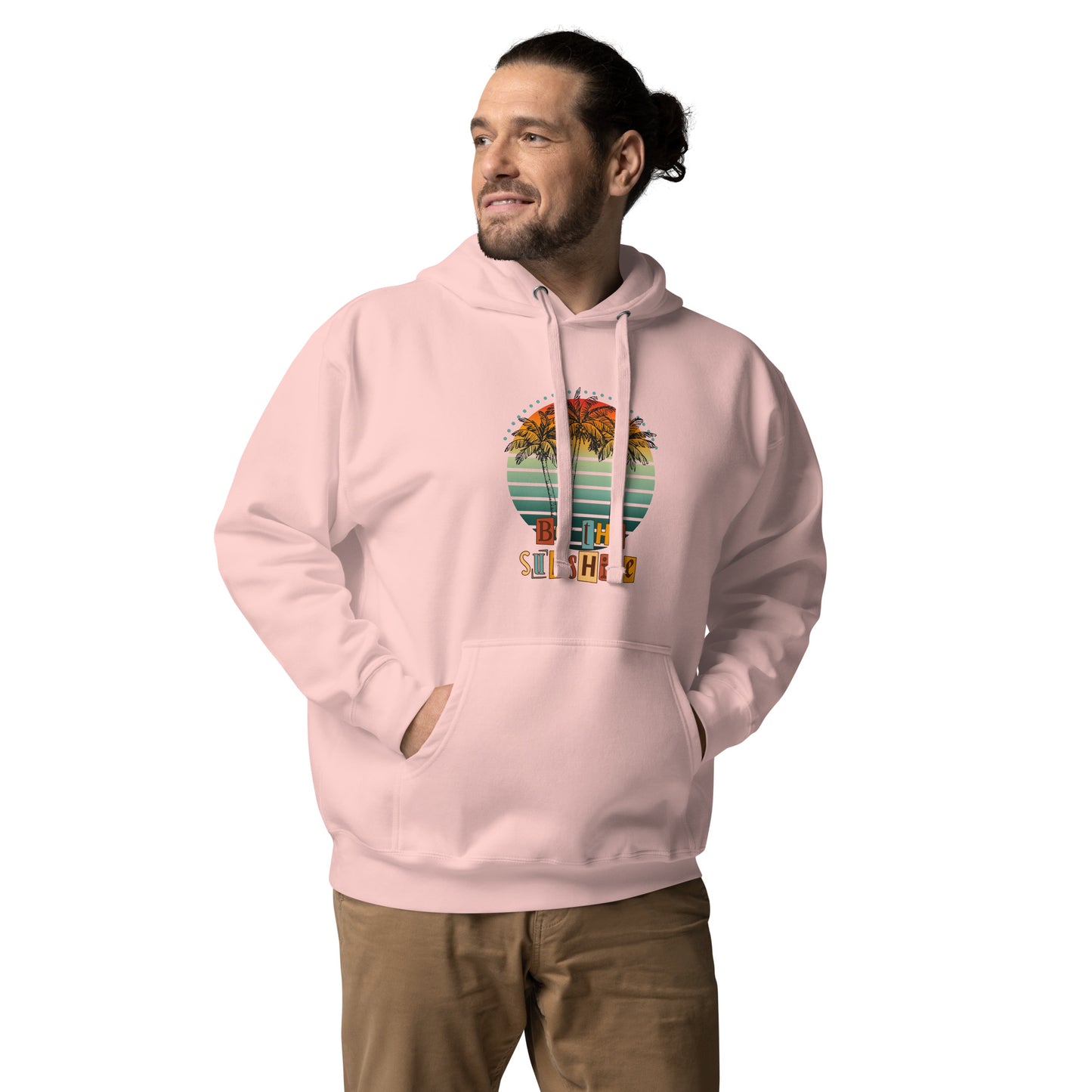 Image 46 of Adobe Solara Hoodie, size S, with Be the Sunshine artwork visible in front view.