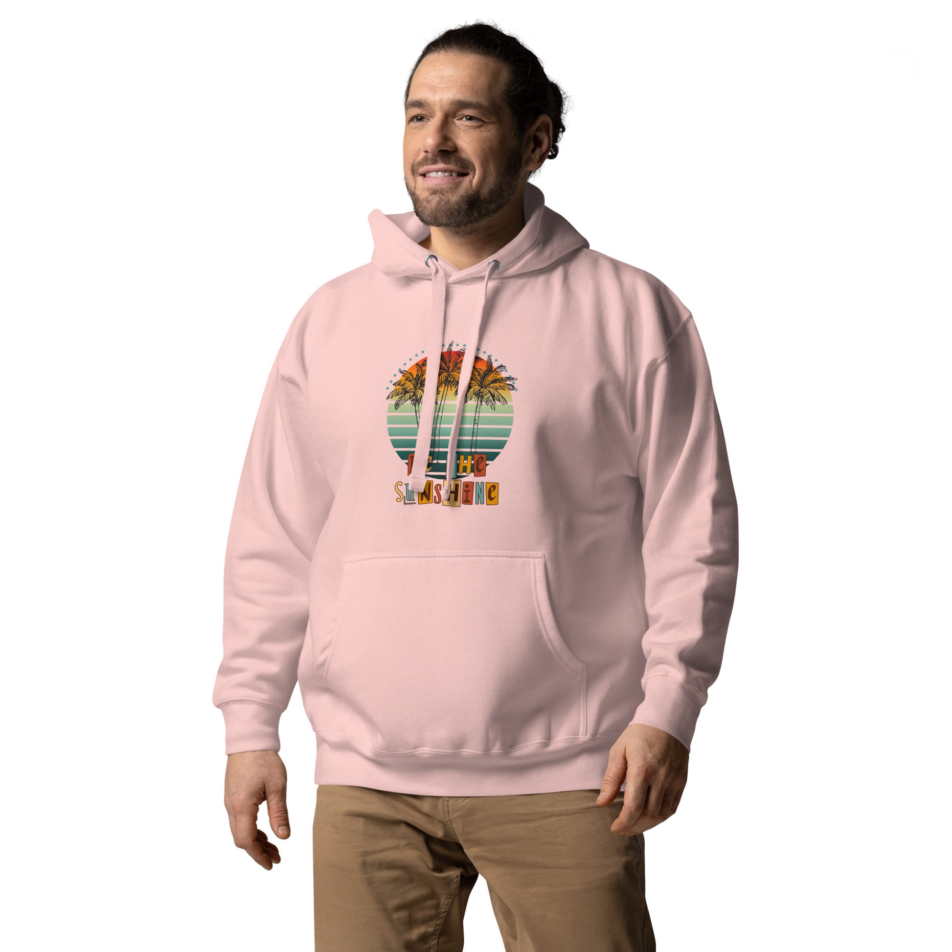 Solara Hoodie product image 47 in Adobe, size M, with front view, left-side angle and design placement.