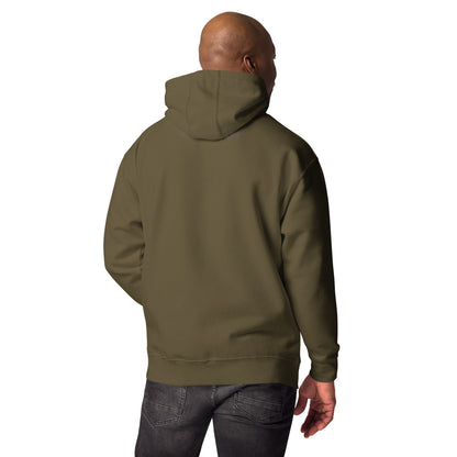 Petaline Hoodie image 18 in Charcoal Heather, size L, showing back view for the Petal design.