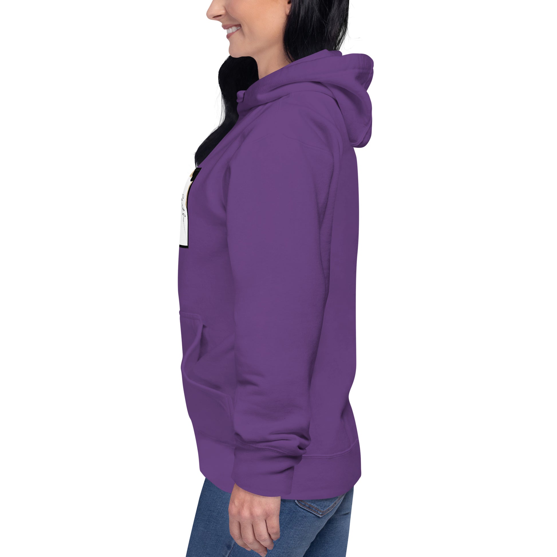 Image 57 of Team Red Faithline Hoodie - Left Placement, size L, with Faith artwork visible in left-side angle.