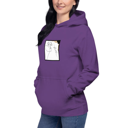 Faithline Hoodie - Left Placement image 58 in Team Red, size XL, showing front view, left-side angle for the Faith design.