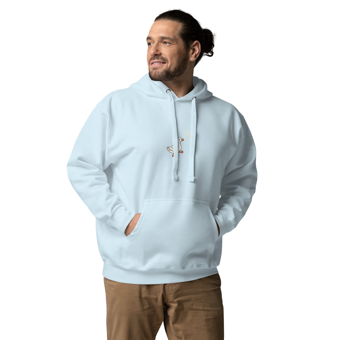 Quacksy Hoodie image 55: Adobe version, size 2XL with front view of the Hello Duck range.