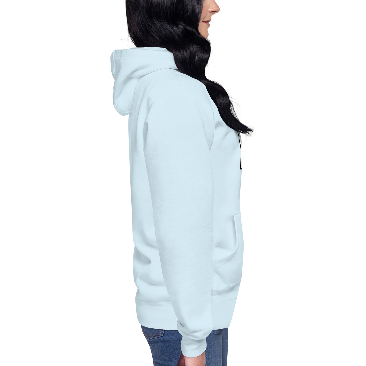 Faithline Hoodie - Left Placement product image 65 in Dusty Rose, size 2XL, with right-side angle and left placement.