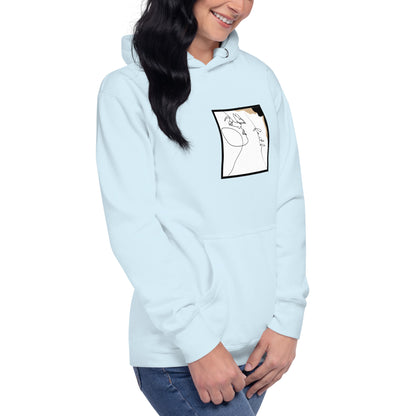 Faithline Hoodie - Left Placement by R.A. Apparel, image 66, front view, right-side angle, Dusty Rose, size 3XL, left placement.