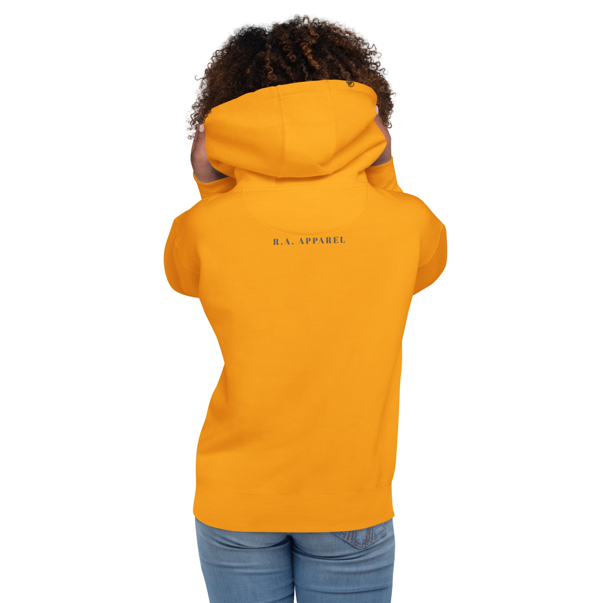 Avenor Hoodie by R.A. Apparel, image 54, back view, Dusty Rose, size XL, design placement.