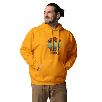 Solara Hoodie image 40: Forest Green version, size 2XL with front view of the Be the Sunshine range.