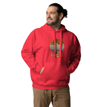 Solara Hoodie image 25: Vintage Black version, size 2XL with front view of the Be the Sunshine range.