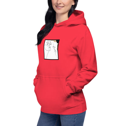Faithline Hoodie - Left Placement image 81: Bone version, size L with front view, left-side angle of the Faith range.