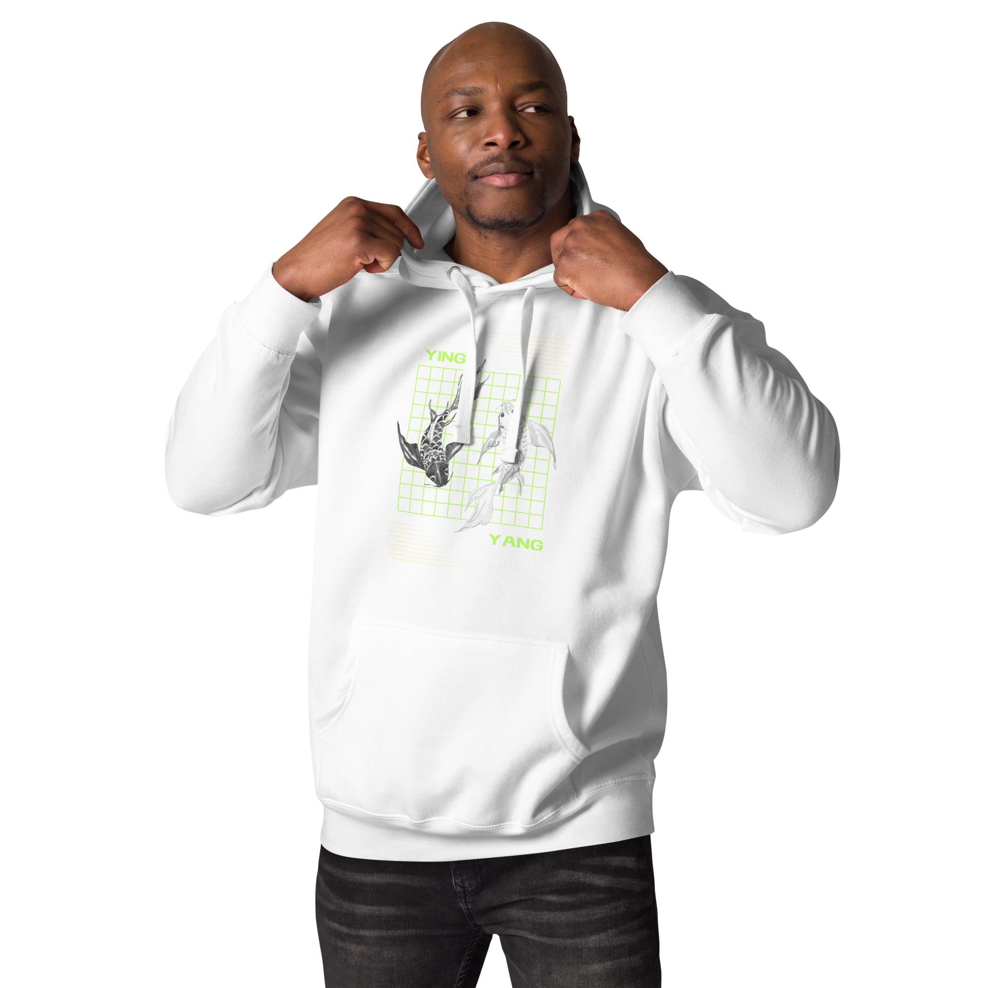 Equinoxe Hoodie product image 39 in Forest Green, size XL, with front view and design placement.