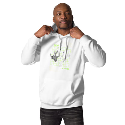Equinoxe Hoodie product image 39 in Forest Green, size XL, with front view and design placement.