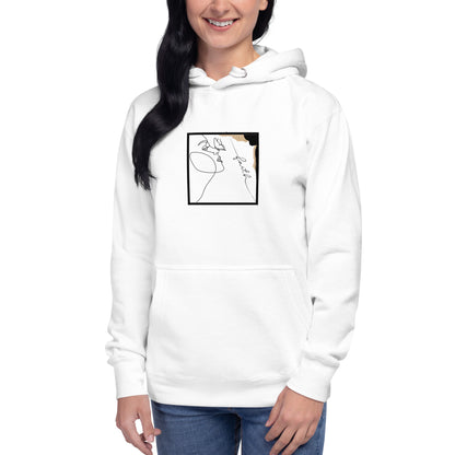 Faithline Hoodie - Left Placement product image 1 in Black, size S, with front view and left placement.