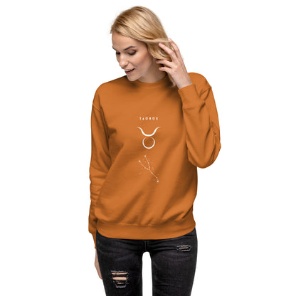 Bullborne Sweatshirt - Left Placement image 57: Light Pink version, size S with front view of the Taurus range.