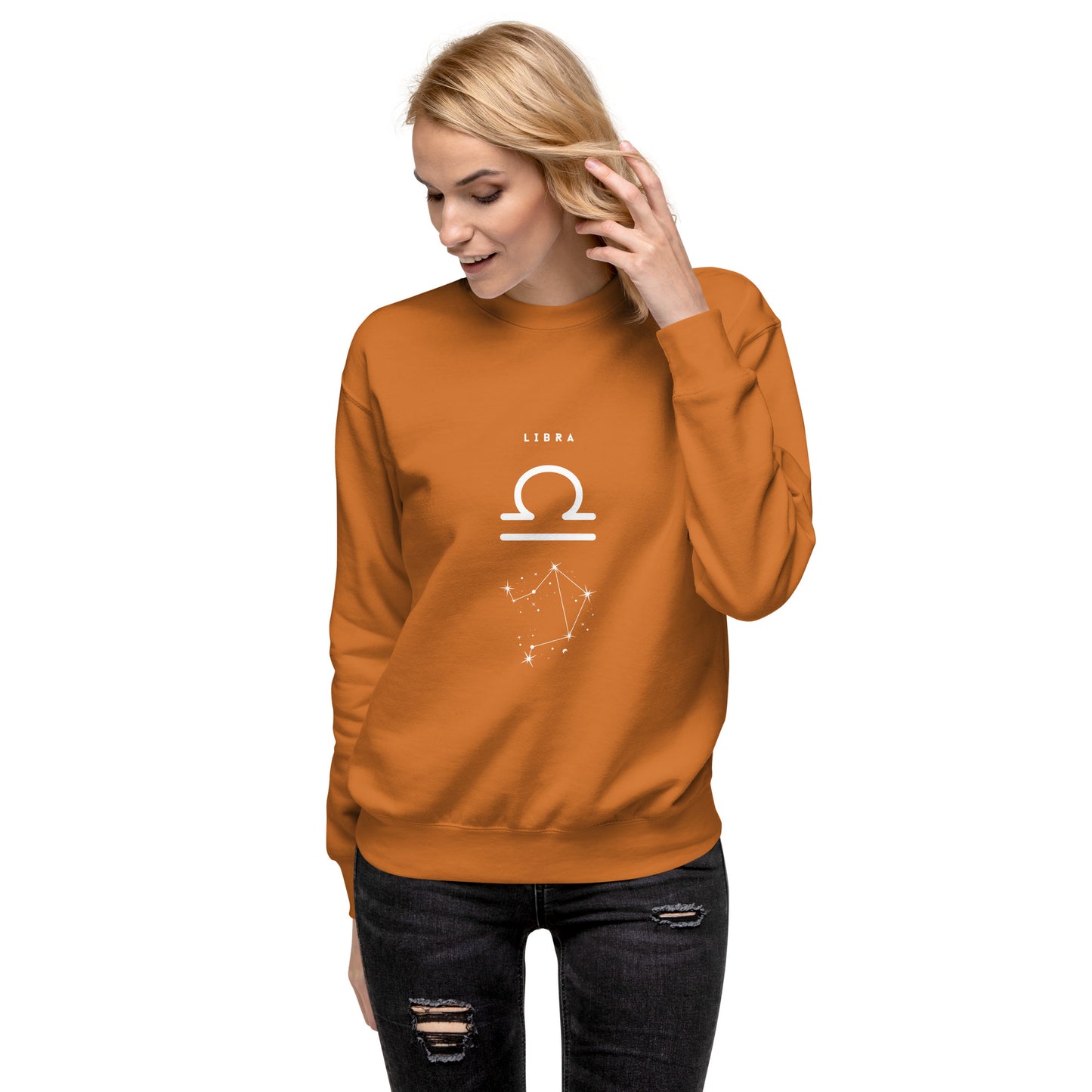Balance Court Sweatshirt - Left Placement by R.A. Apparel, image 57, front view, Carbon Grey, size M, left placement.