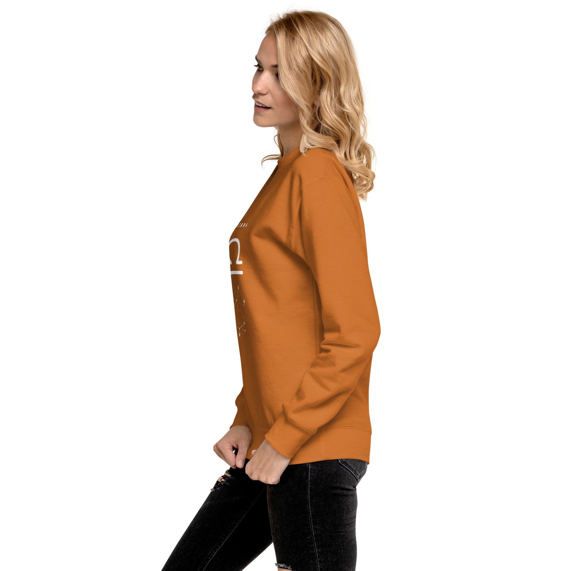 Balance Court Sweatshirt - Left Placement by R.A. Apparel, image 60, left-side angle, Carbon Grey, size 2XL, left placement.