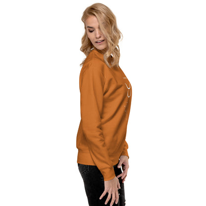 Bullborne Sweatshirt - Left Placement image 62: Lavender version, size M with right-side angle of the Taurus range.