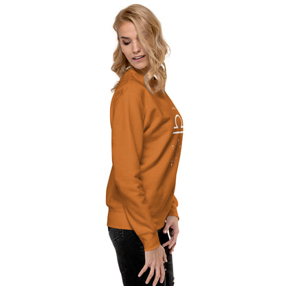 Balance Court Sweatshirt - Left Placement by R.A. Apparel, image 62, right-side angle, Agave, size M, left placement.