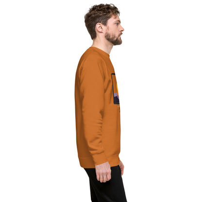 Avenor Sweatshirt product image 54 in Dusty Rose, size XL, with right-side angle and design placement.