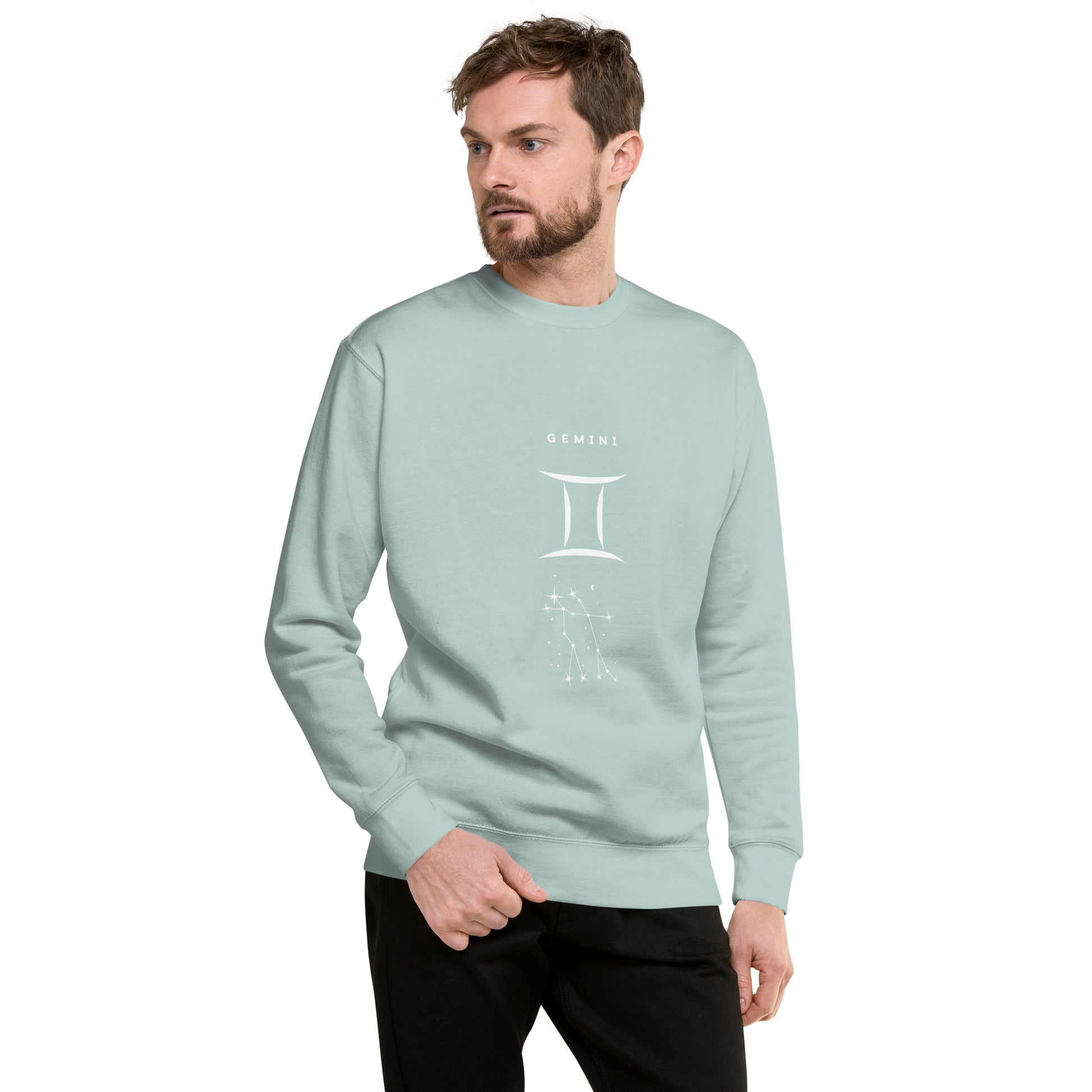 Twin Signal Sweatshirt - Left Placement by R.A. Apparel, image 79, front view, selected colour, left placement.