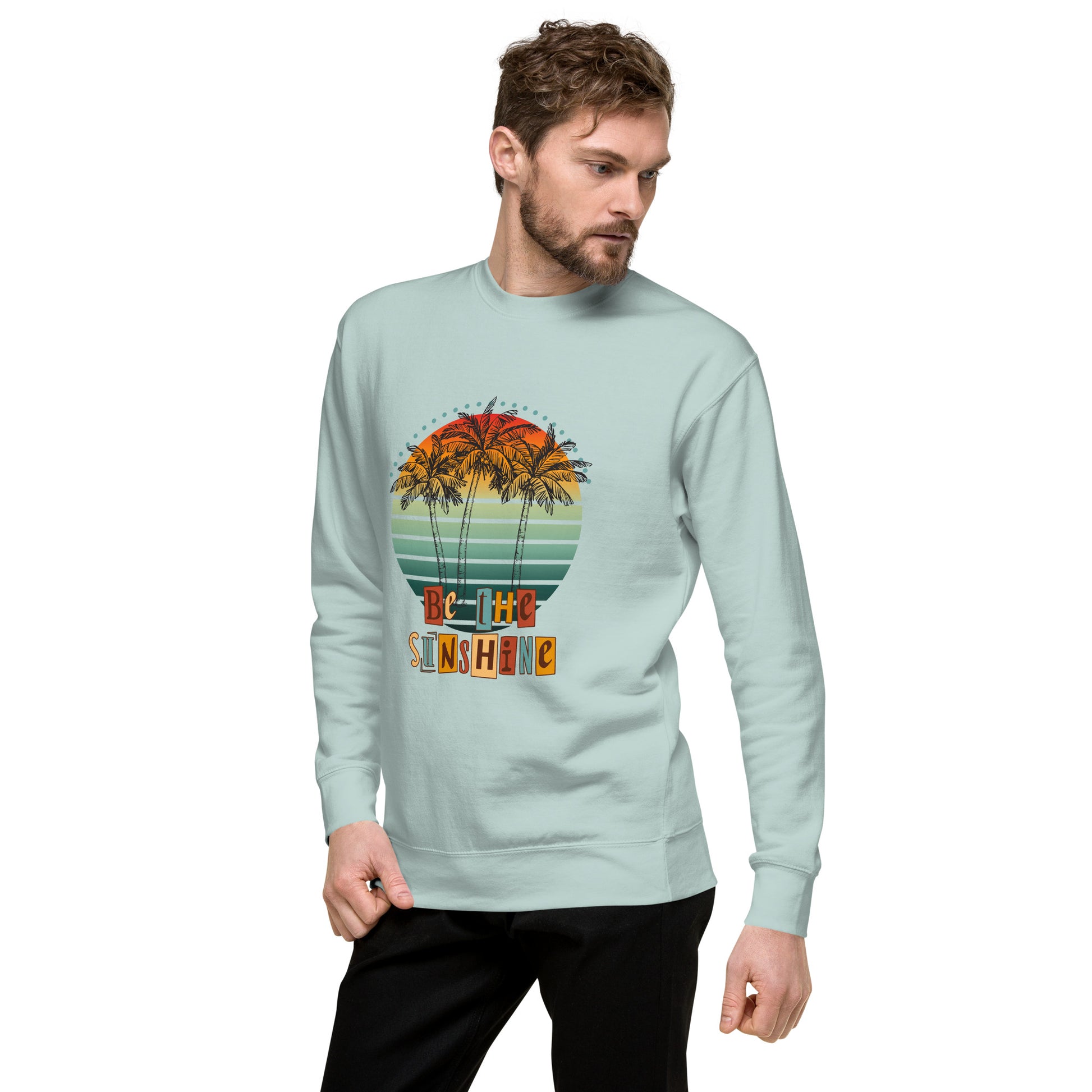 Solara Sweatshirt product image 81 in Bone, size S, with front view, left-side angle and design placement.