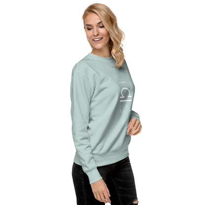 Balance Court Sweatshirt - Left Placement image 88: selected colour version with front view, right-side angle of the Libra range.